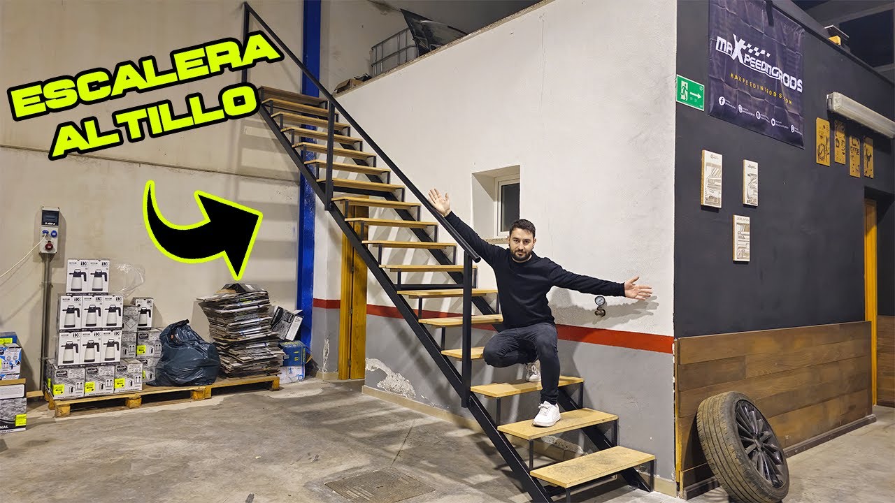 REFORMANDO el TALLER de CX SOUND! COMO fabricar una ESCALERA para ALTILLO💥