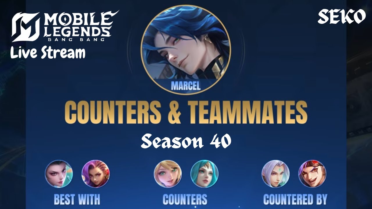 🔴 SEKO - MLBB Live :  Thursday , Trio on Epic Rank , Season 40, Ep.2