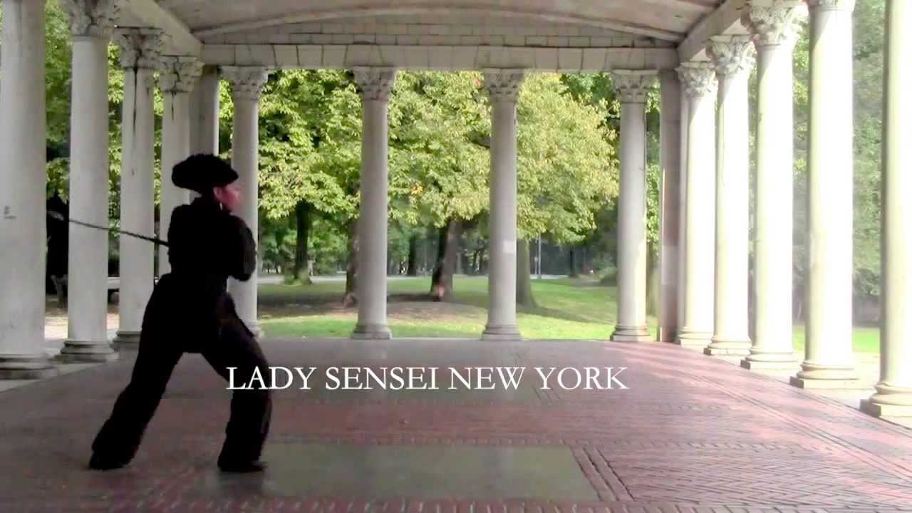 Cold Steel Sjambok - Lady Sensei Demo #2
