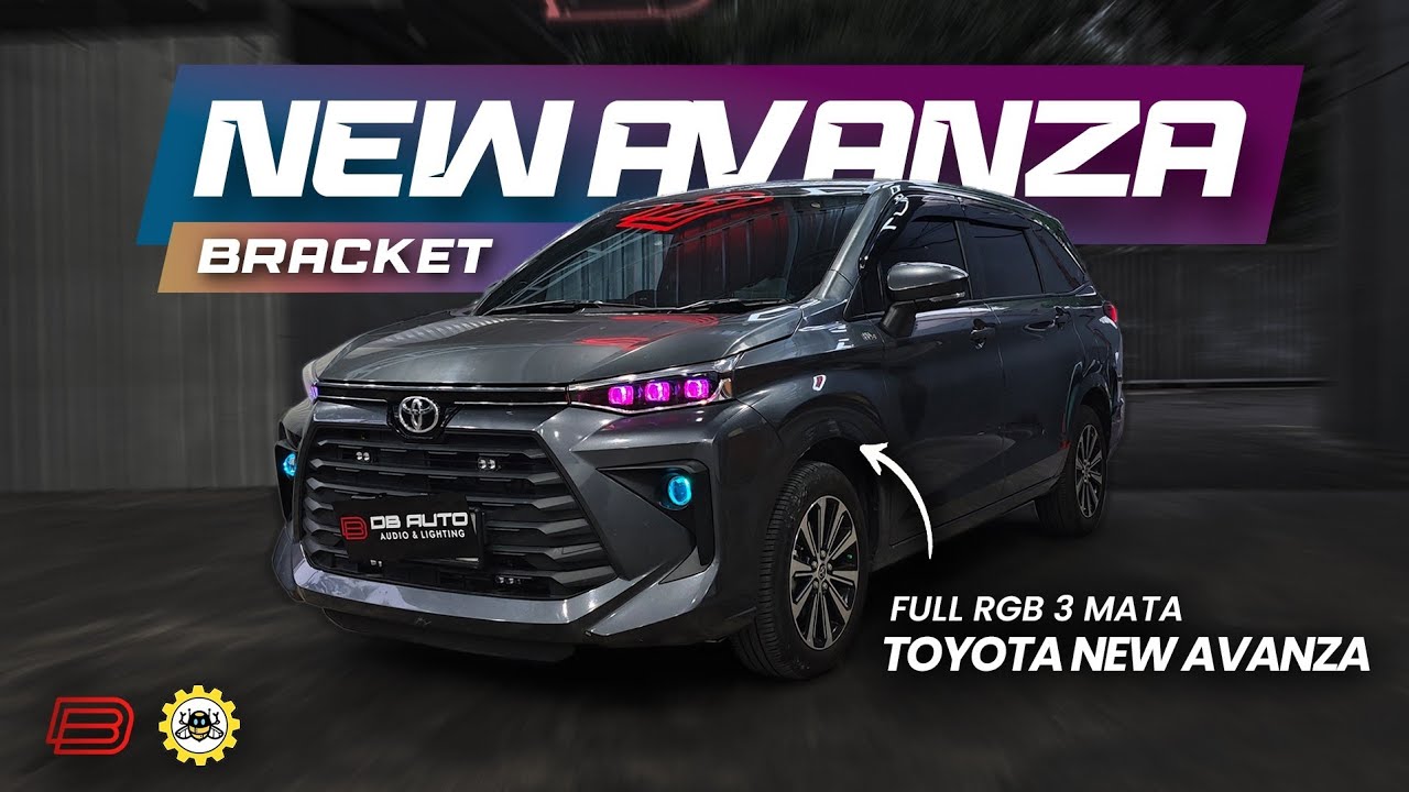 Tiga Mata ?! Emang Bisa ?!! 😱 New Look Toyota New Avanza 3 Set Full RGB ! ✨😎🌈