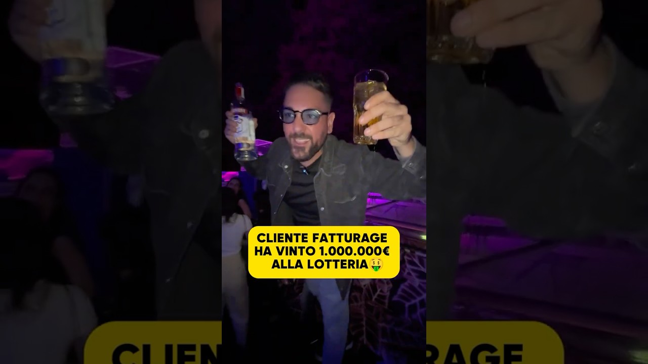 Cliente FATTURAGE vince &euro;1.000.000 alla Lotteria🍾 #giourso #fatturage
