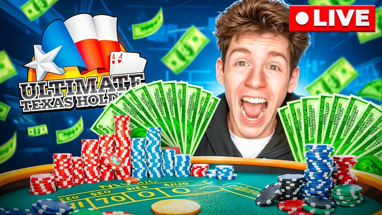 $1,000 LIVE Ultimate Texas Hold'em Session!