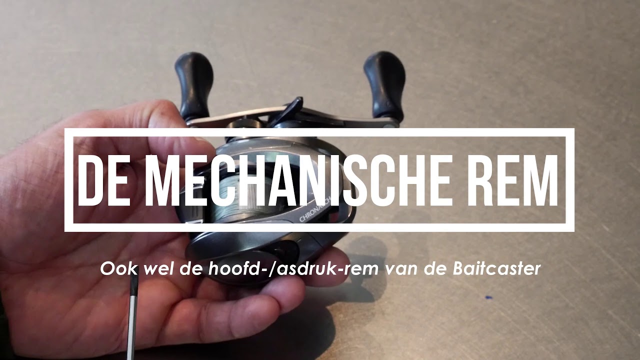 Zorgeloos Baitcasten, aflevering 2. De werking van de mechanische rem.