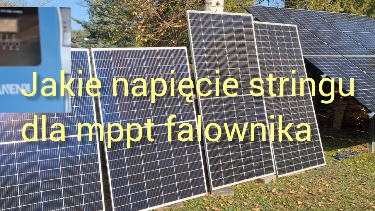Jakie napięcie z paneli minimalne potrzebuje falownik anj-6200w-48pl