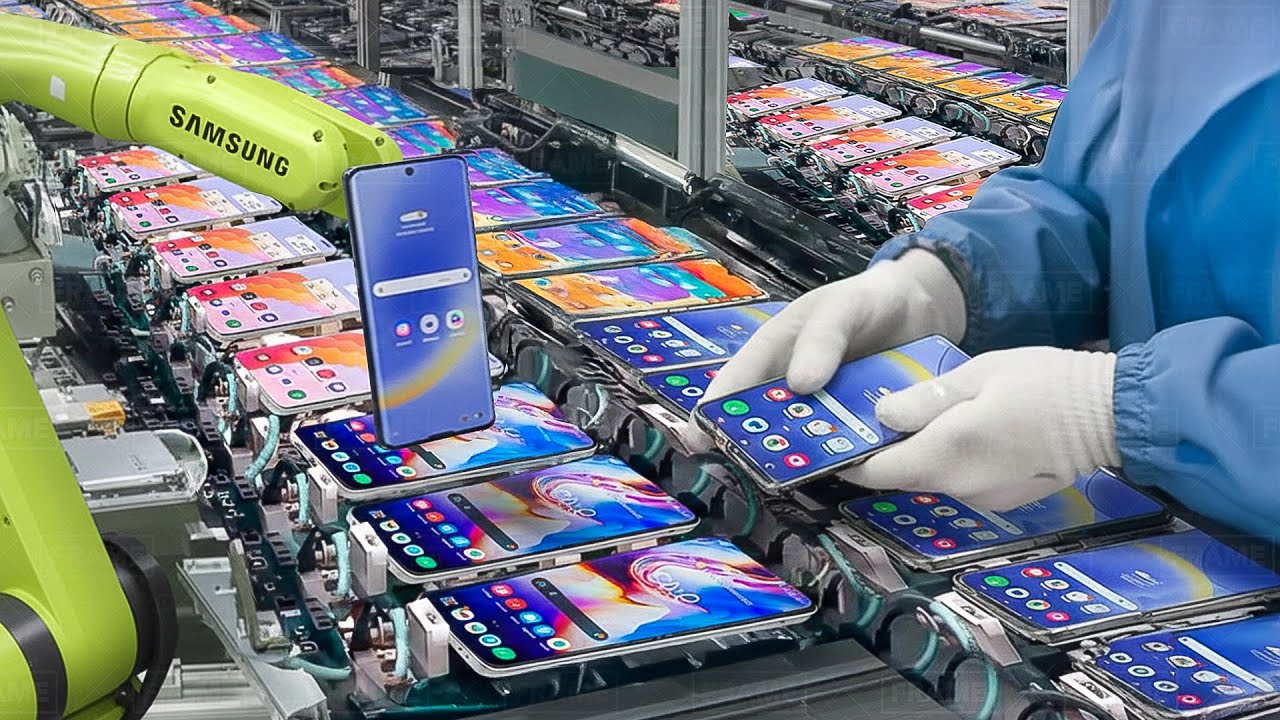 How Samsung Produces Millions of Expensive Smartphones Inside Massive Factories