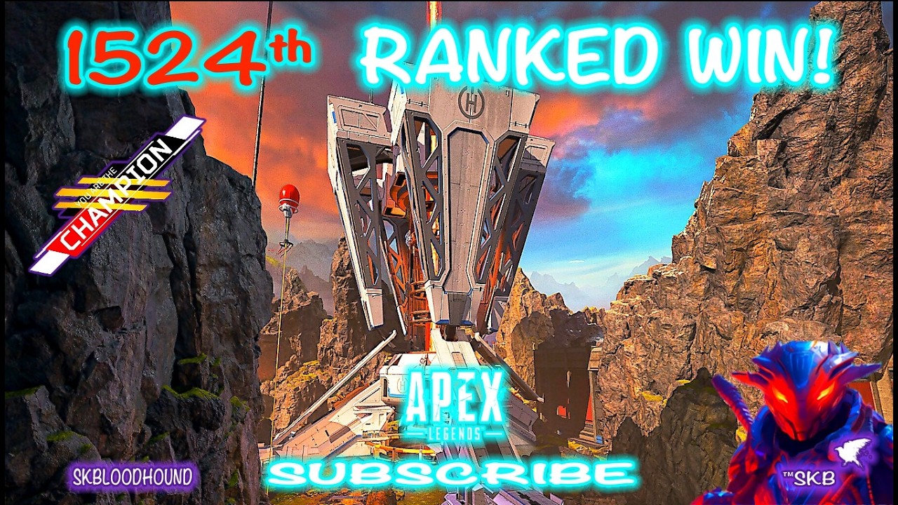 🔥SKBLOODHOUND APEX LEGENDS 1524ᵗʰ RANKED WIN  PLAYSTATION 5 GAMEPLAY🔥