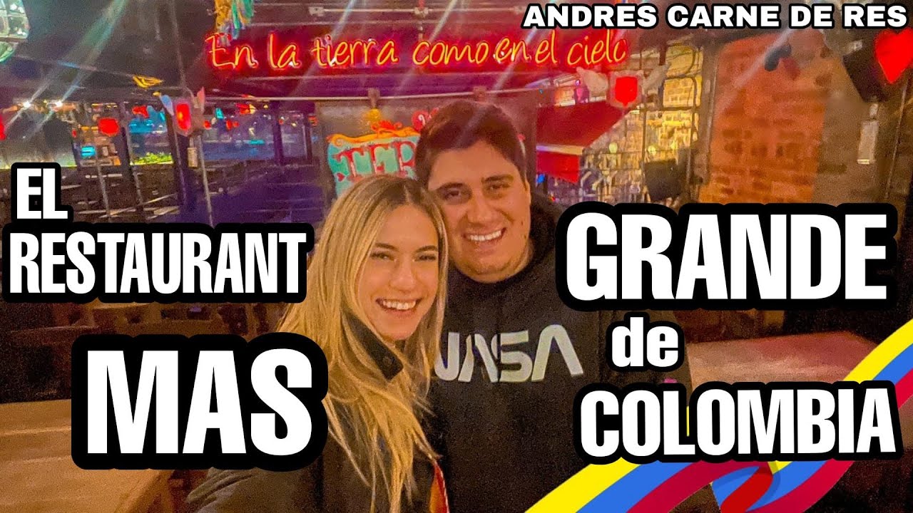 🇨🇴El RESTAURANT MAS GRANDE de COLOMBIA! 😱/ ANDRES CARNE DE RES