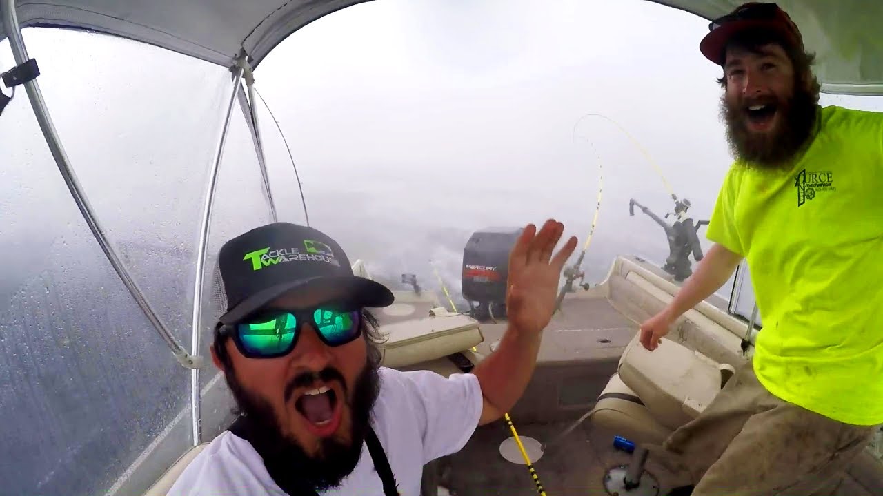 Fishing when all of a Sudden 100+ MPH Winds! (Microburst Storm)