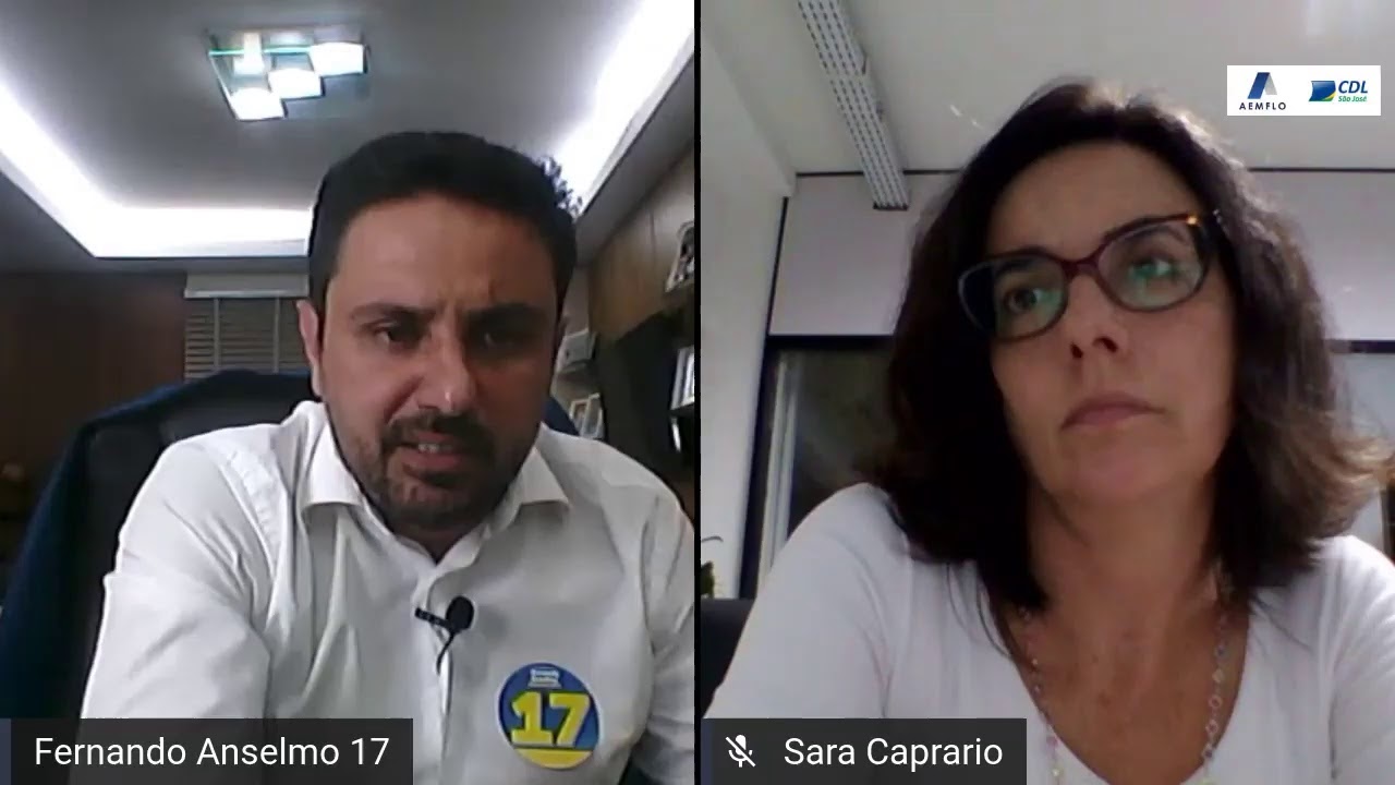 27/10 ENCONTRO VIRTUAL AEMFLO CDLSJ - CANDIDATOS A PREFEITO DE S&Atilde;O JOS&Eacute;
