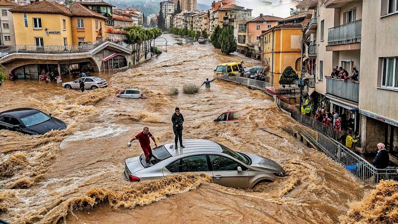 Storm Leonardo Unleashes CHAOS in Spain and Portugal! Floods Turn Roads Into Death Traps