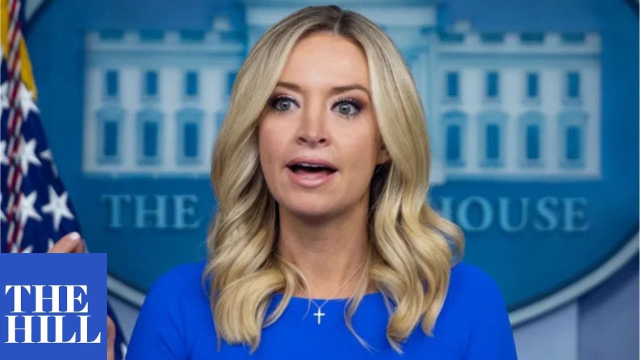 Press Secretary Kayleigh McEnany speaks to reporters after COVID-19 diagnosis