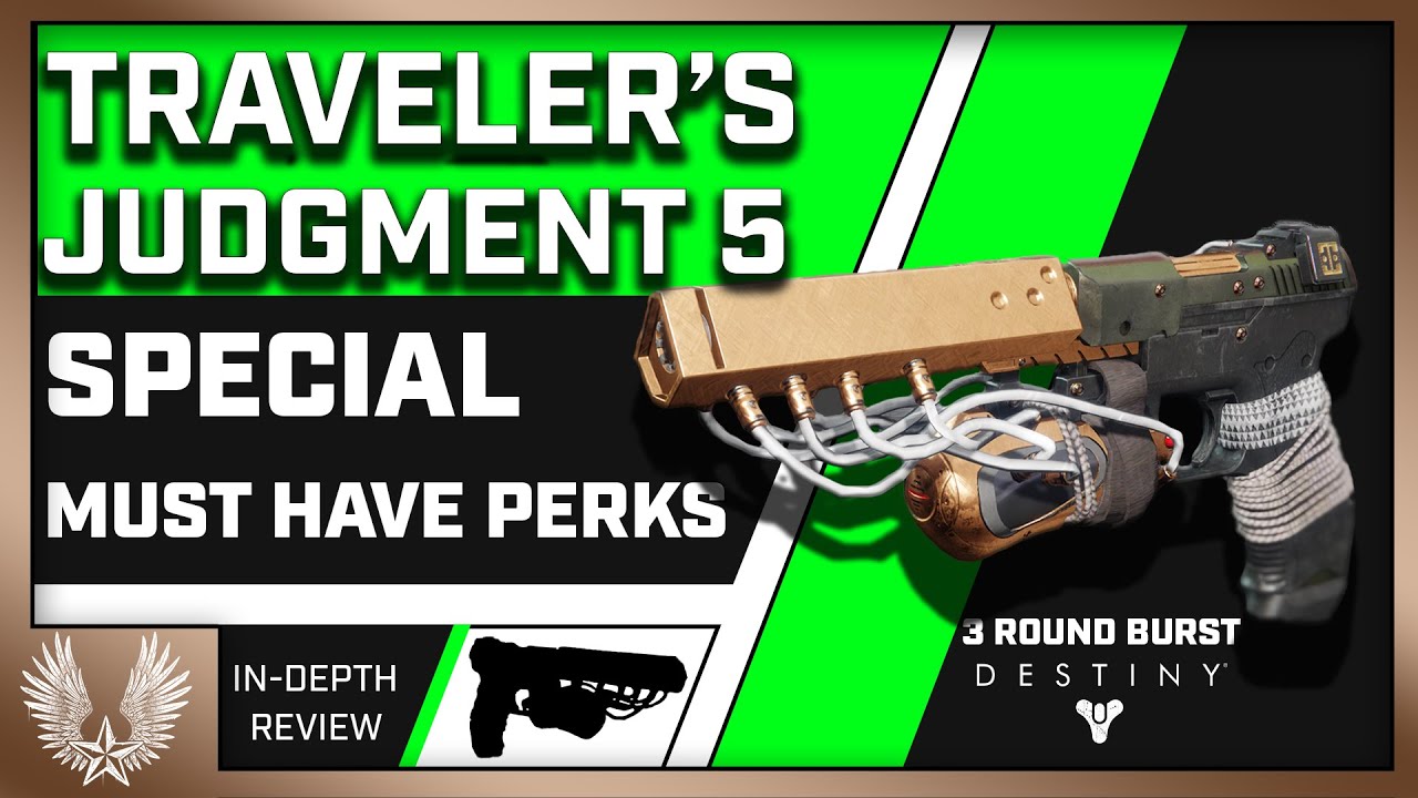 Traveler's Judgment 5 Review: A must have sidearm for now and the future (Sundial Nessus Obelisk)