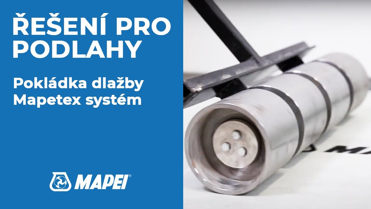 Pokládka dlažby (Mapetex systém)