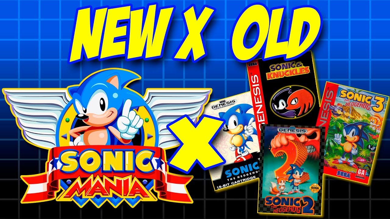SONIC MANIA VS SONIC 1, 2, 3 and KNUCKLES - Comparison