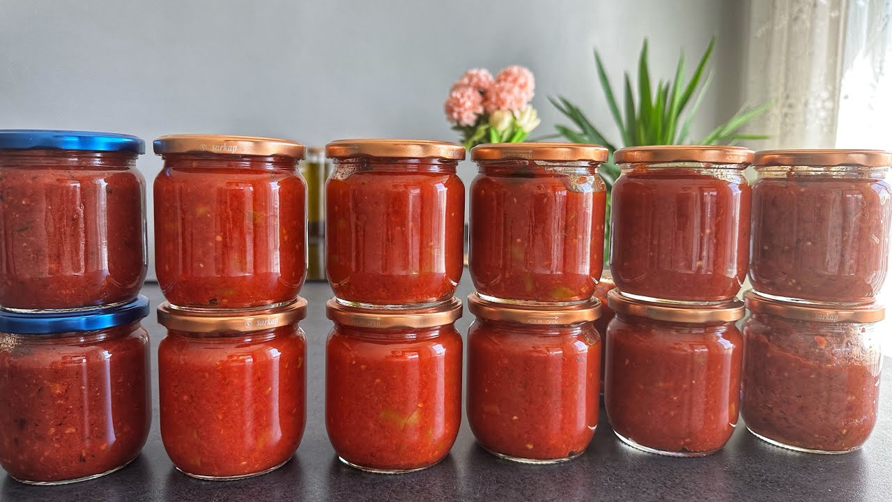🍅Я ПРИГОТОВИЛА ТАКОЙ ХОРОШИЙ СОУС. 😋 НА ЗИМУ НЕ ОСТАЕТСЯ. 💯/ТРИ РАЗНЫХ РЕЦЕПТА СОУСОВ