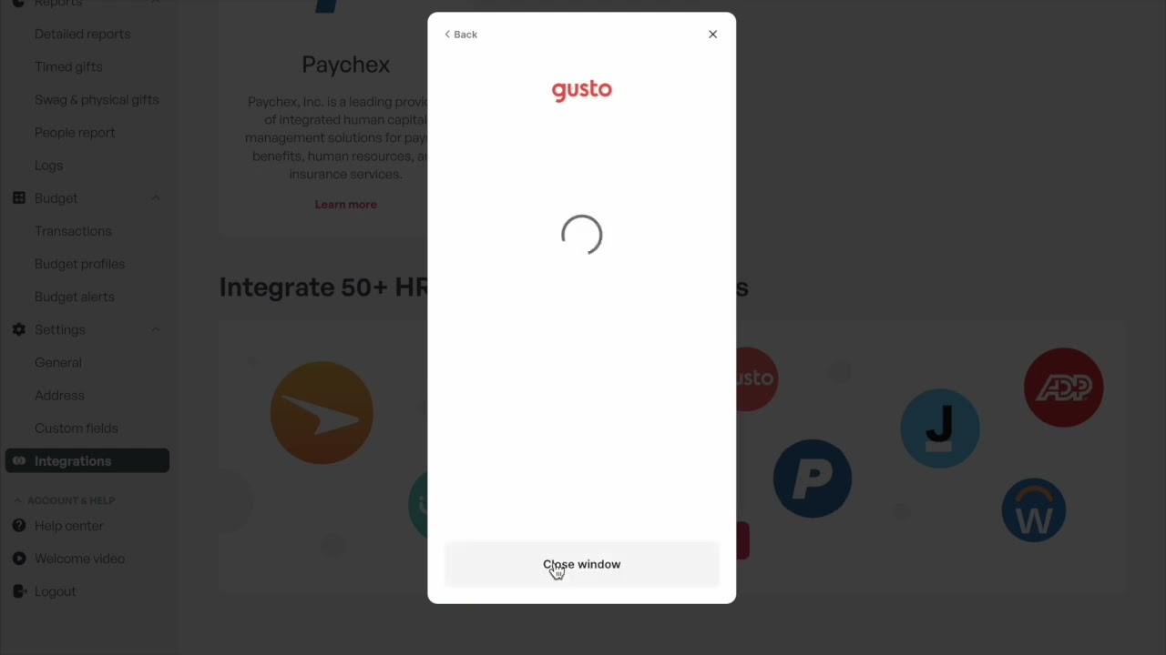 How to Set Up an HRIS Integration with Merge in Gifted