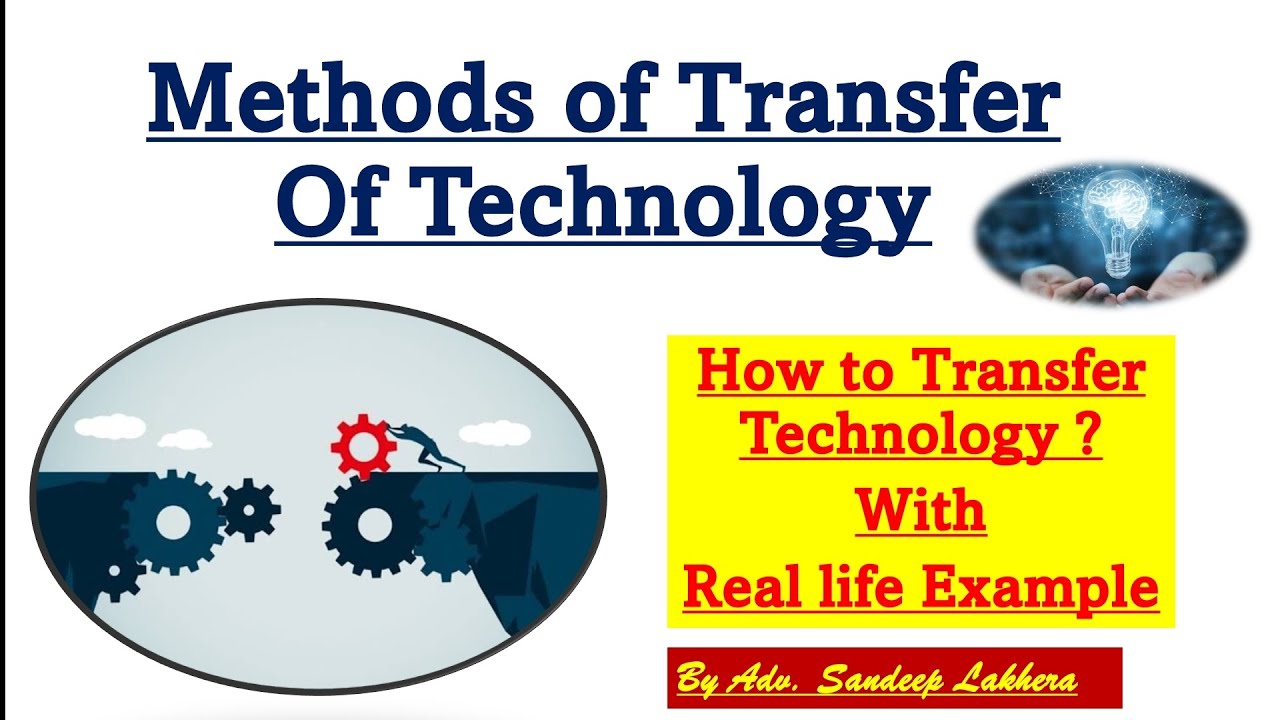 Methods of Transfer of Technology - in Hindi #lawbestow #technologytransfer