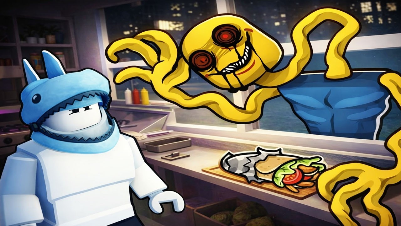 [로블록스] 케밥집 샤와르마 아르바이트... 로블 공포 1위 게임 (Scary Shawarma Kiosk) - 민또 경또 -