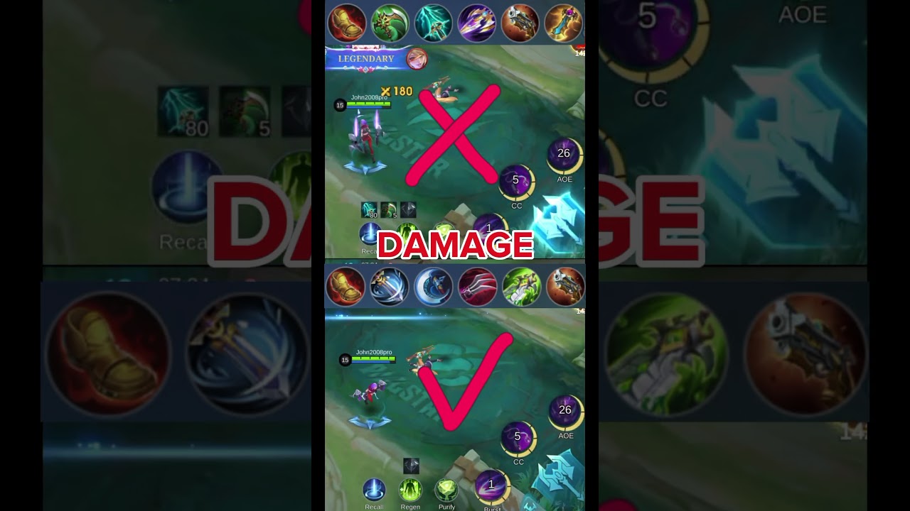 Damage Build VS Crit Build | Ixia. #mobilelegends #mobilelegendstipsandtricks #ixiamlbb #ixiabuild