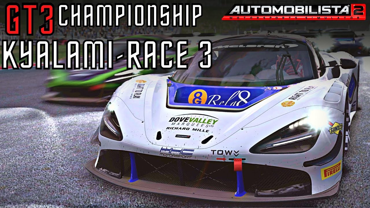 Automobilista 2 | Kyalami | RACE 3 | GT3 Championship [4K]