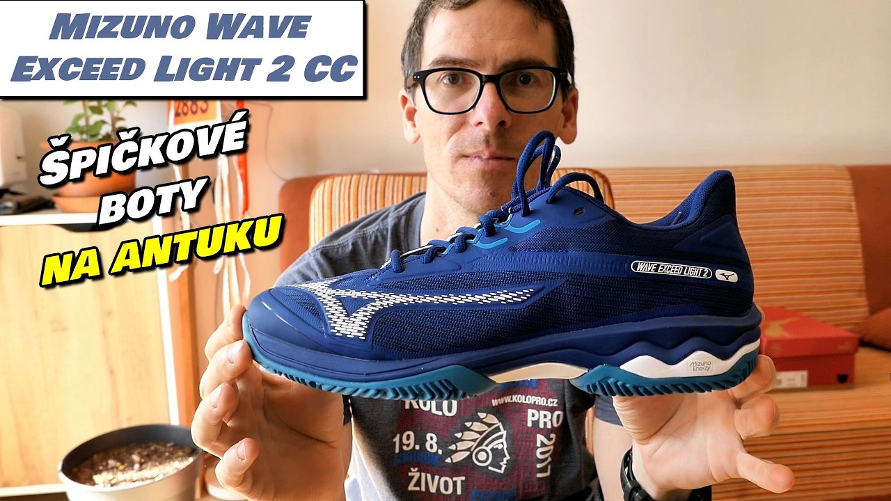 👟 Mizuno Wave Exceed Light 2 CC - Špičkové lehké boty na antuku za velmi dobrou cenu 👌