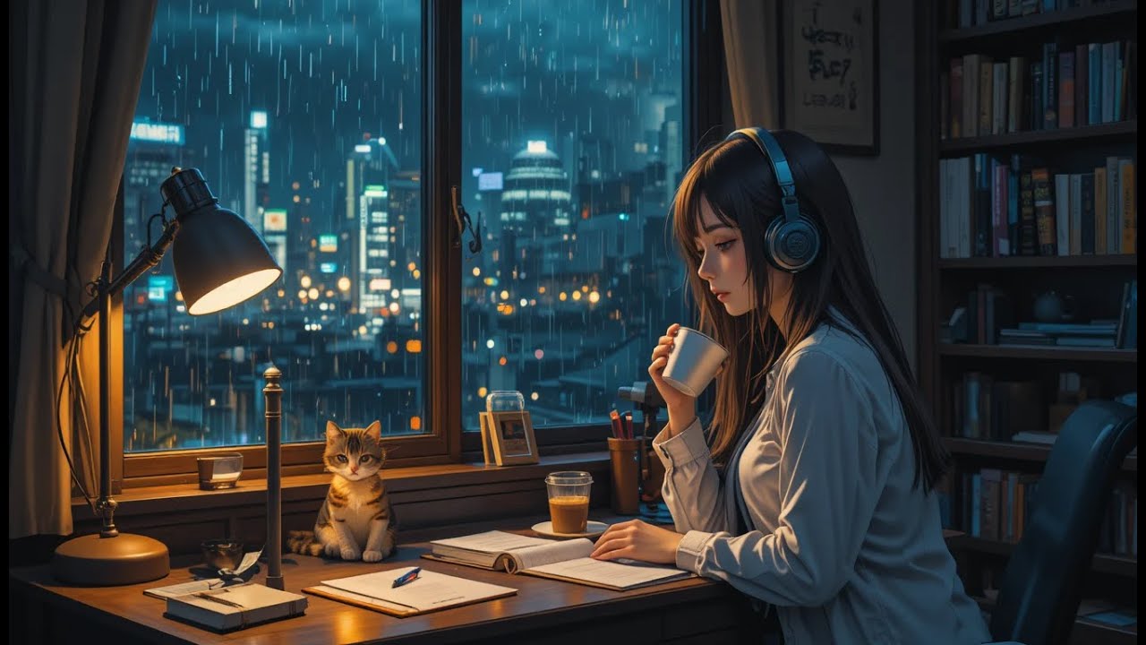 London March Lofi 🌧 Thames Echo Mix | Urban Spring Study Beats 2026