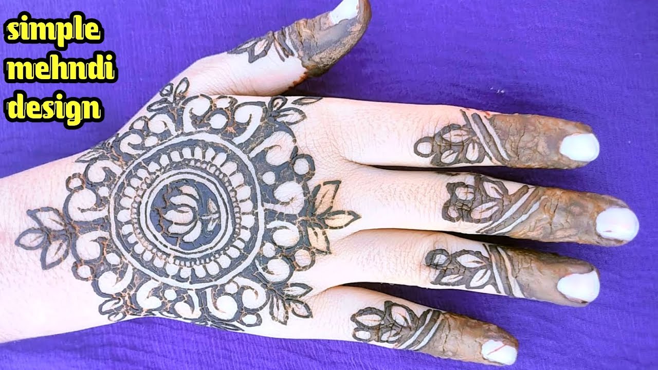 Mehndi ki design🥰|| RV Design ||#rvdesign #mehndi 