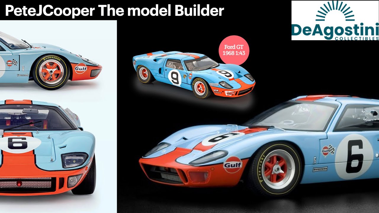 Ford GT40 этапы 106-110 #partwork #deagostini #fordgt40 #lemans #modelspace