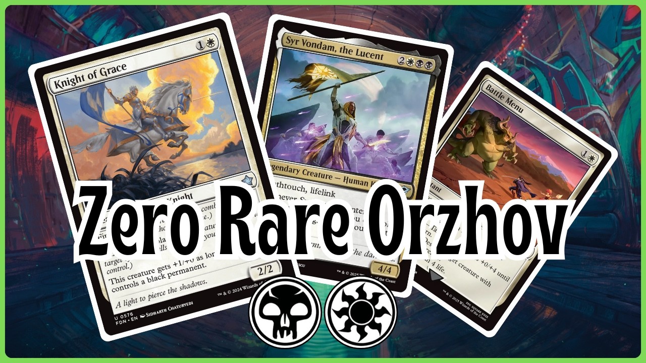 Zero Rare | Orzhov Aggro Knights & Enchantments | Artisan Standard Budget Deck | MTG Arena
