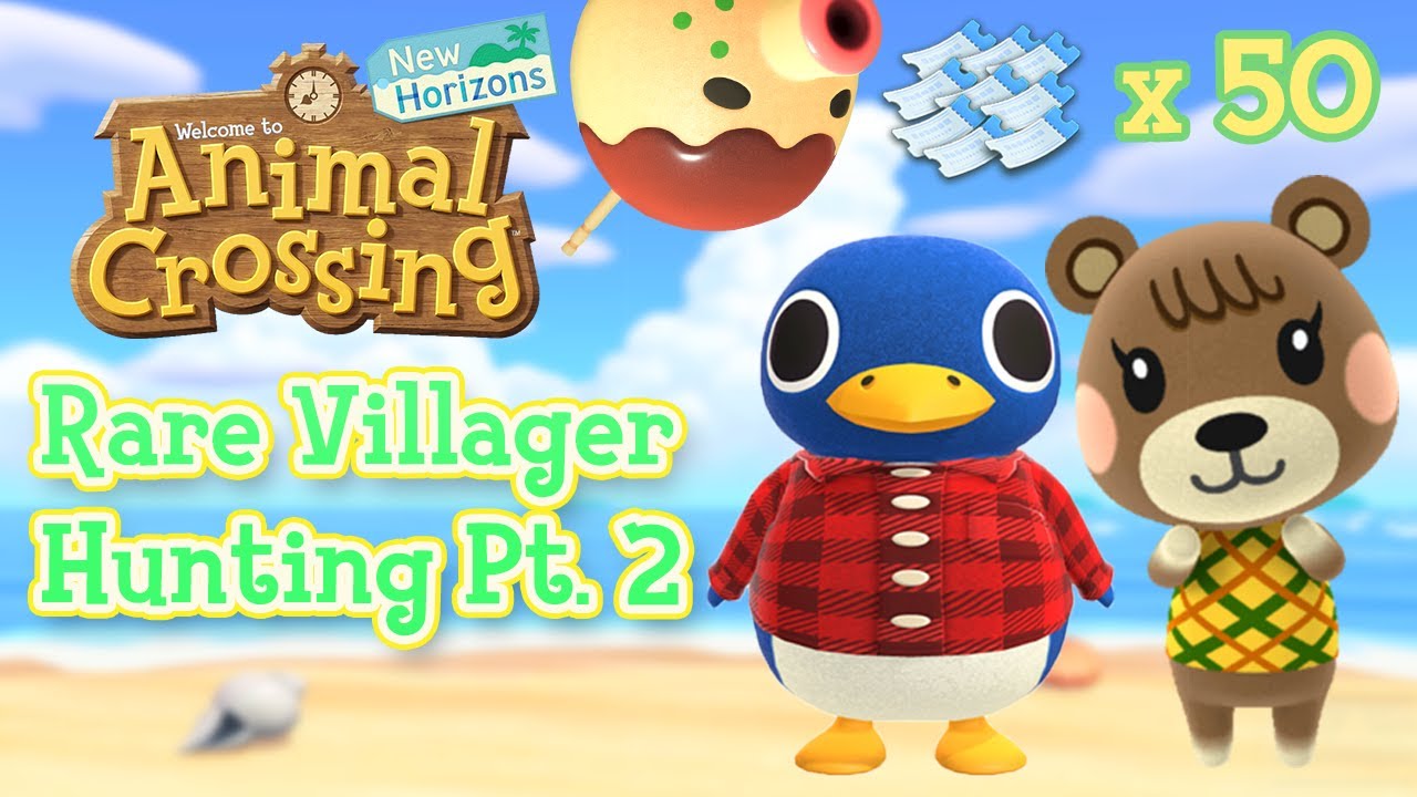 Hunting for Rare and Cute Villagers in Animal Crossing: New Horizons