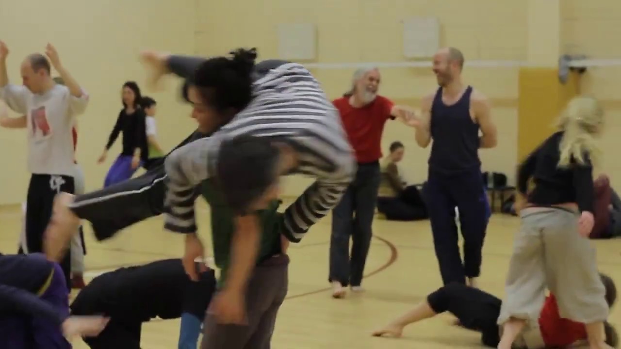 Contact improvisation. Sveta Pashko and Sergei Semichev