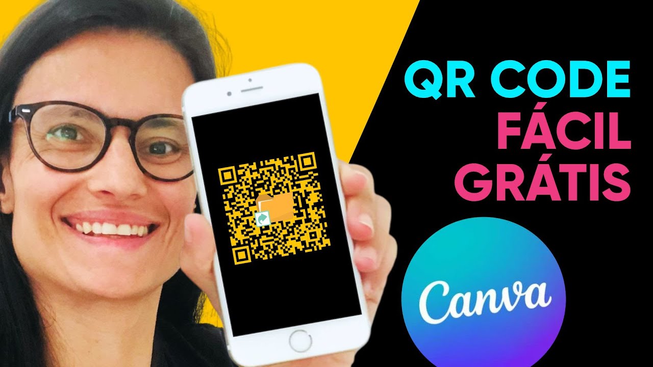 Criar qr code personalizado no canva fácil gratuito