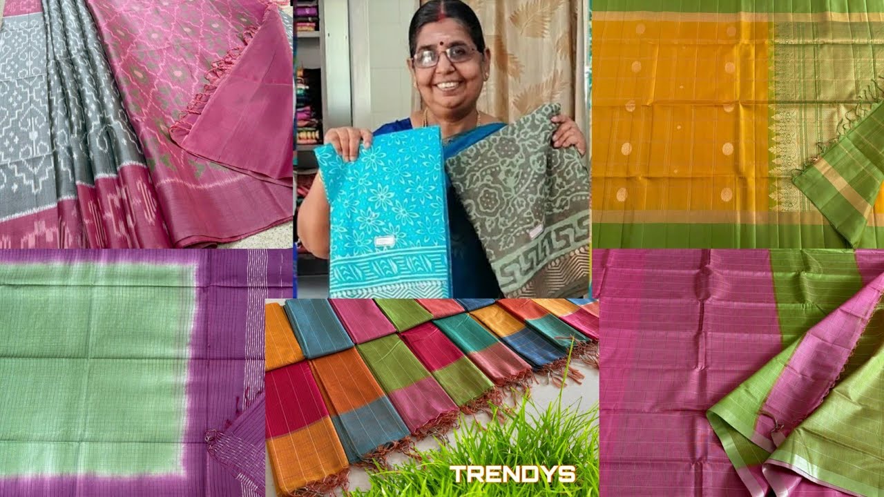Budget friendly Sarees | Trendys collection | Summer cotton & fancy Sarees