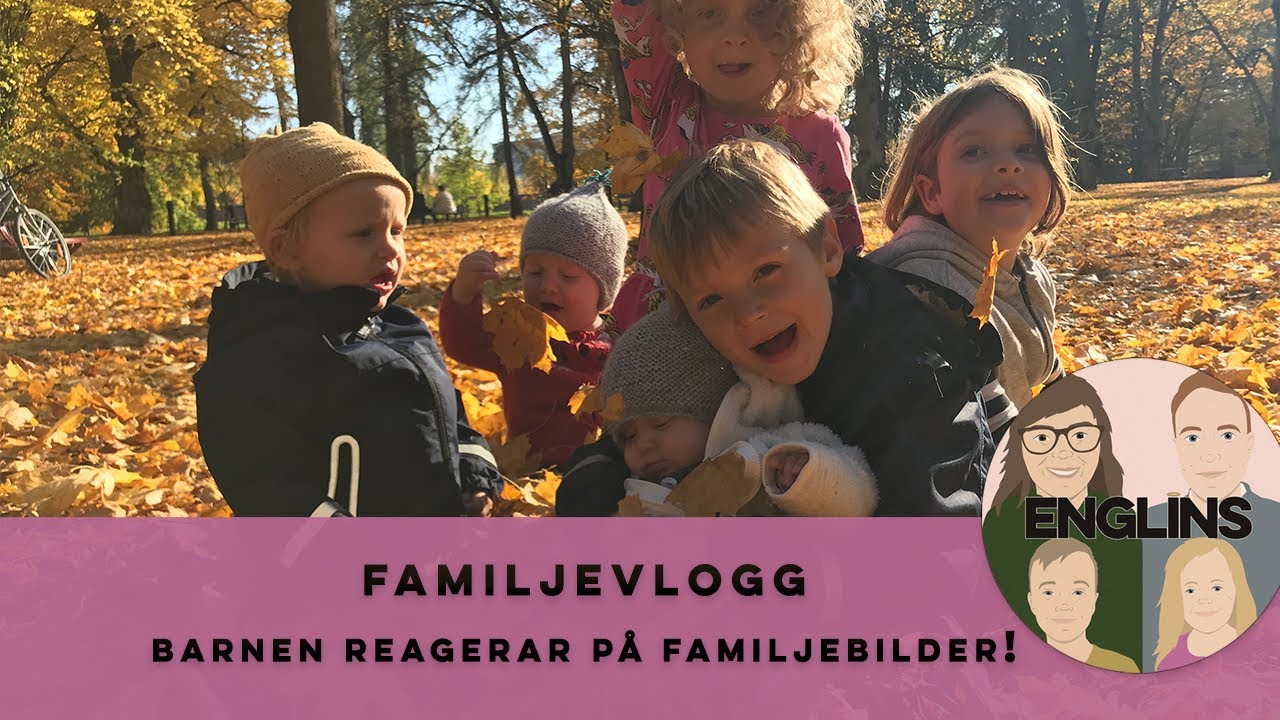 Barnen reagerar på familjebilder!