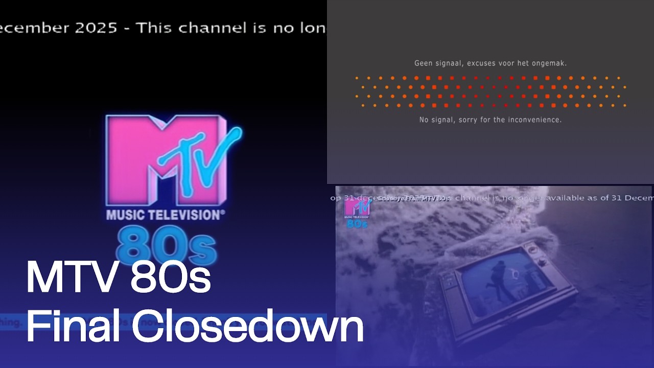 Afsluiting MTV 80s in Nederland | 31 december 2025