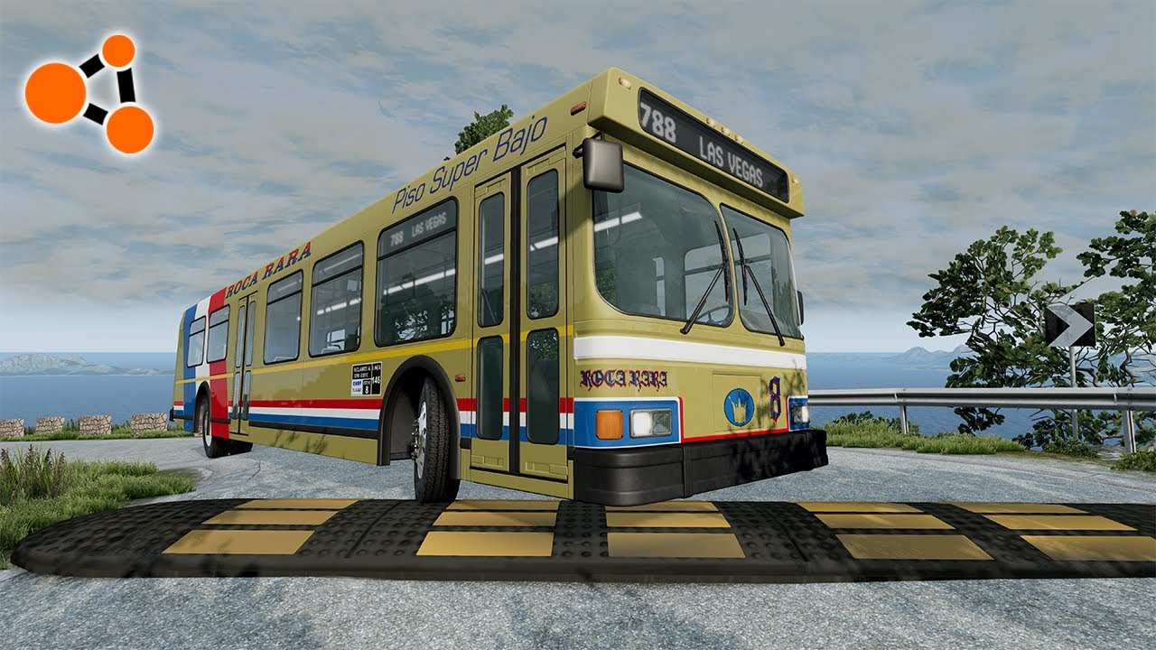 Bus vs Speed Bump BeamNG.drive | Beamng Crashes TV