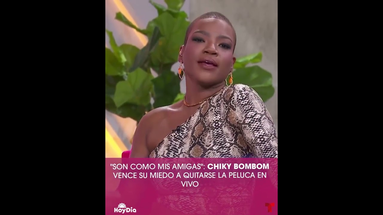 CHIQUIBOMBOM SE MUESTFA SIN PELUCA AL PUBLICO SIN MIEDO❤