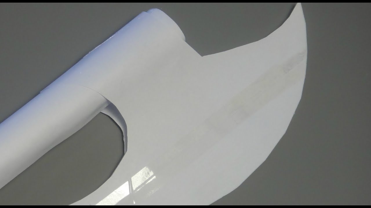 How to make a simple paper axe