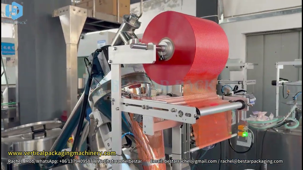 100g Flour Packing in Color Printed Bags – Automatic Packaging Machine