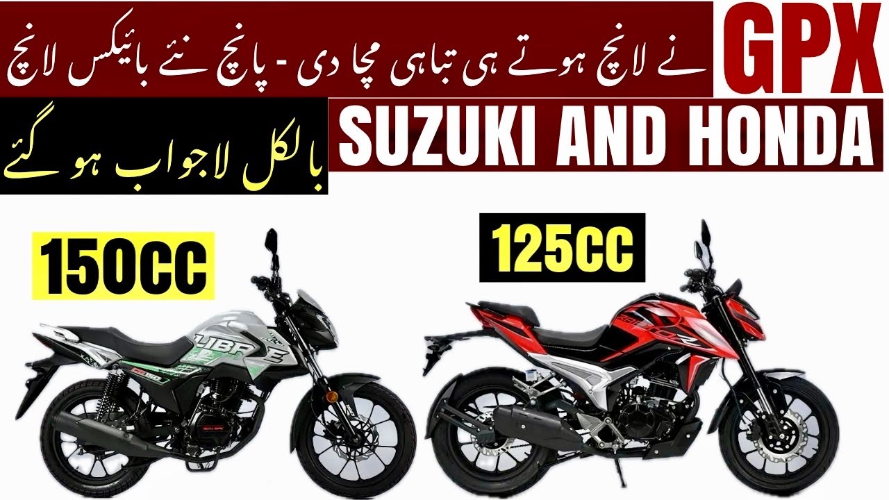 Royal GPX Launches 5 New Bikes in Pakistan | Full Details Of Price and Features Of All Bikes | 