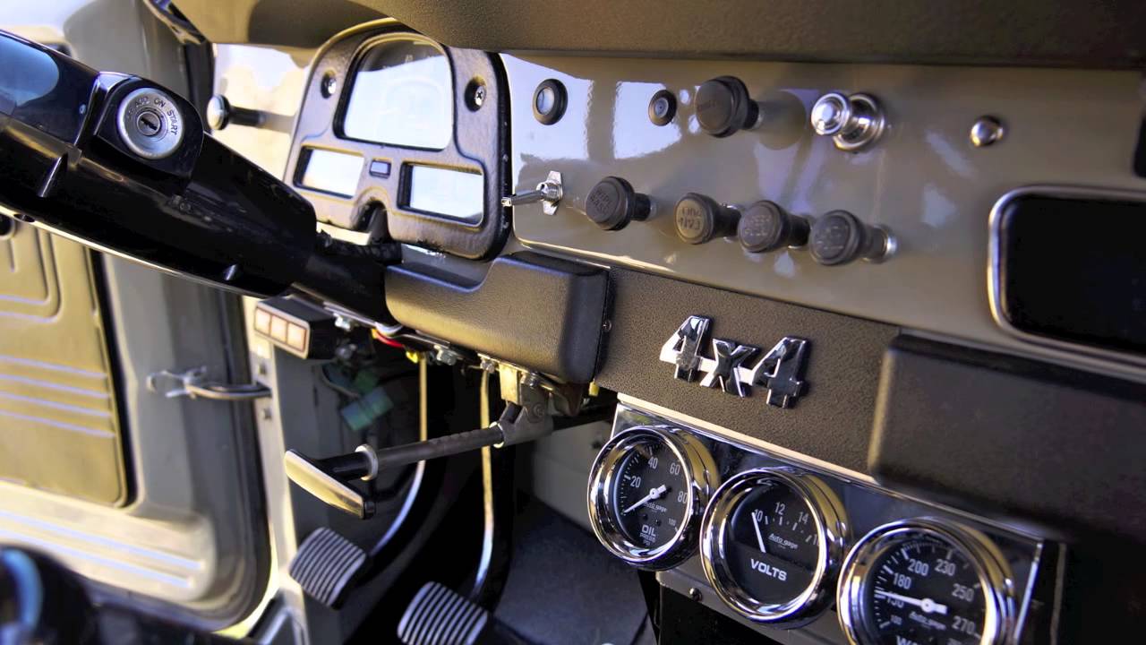 1976 Toyota Land Cruiser FJ40 with Cummins 4BT   Cab noise test and pictures
