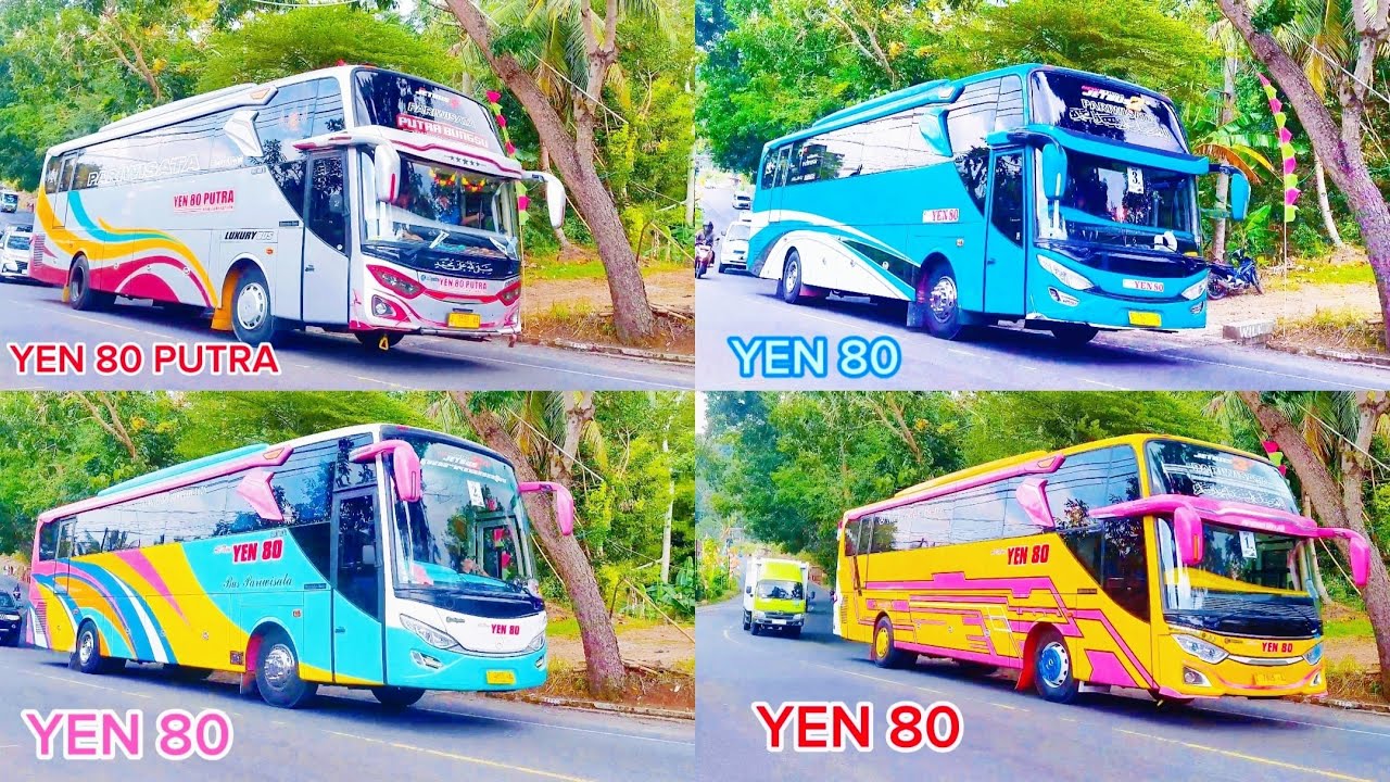 FULL TELOLET BASURI TERBARU KONVOI BUS YEN 80
