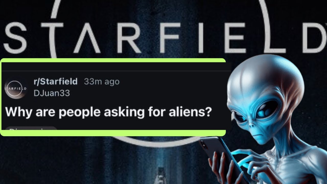 Реакция на обсуждение Starfield на Reddit: почему фанатам НЕ НРАВИТСЯ идея инопланетян в новом DL...