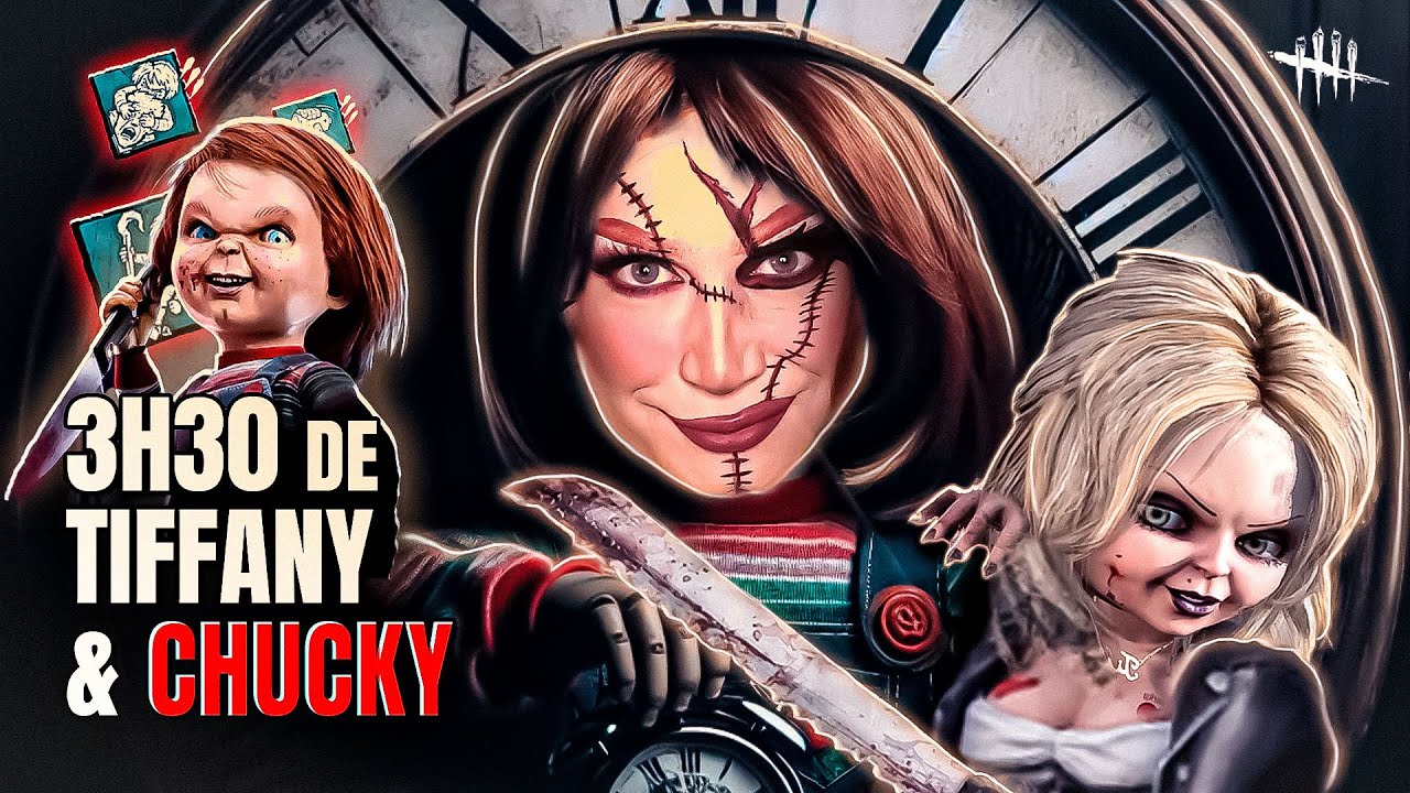 3H30 DE GAMEPLAY DE CHUCKY E TIFFANY | Dead By Daylight