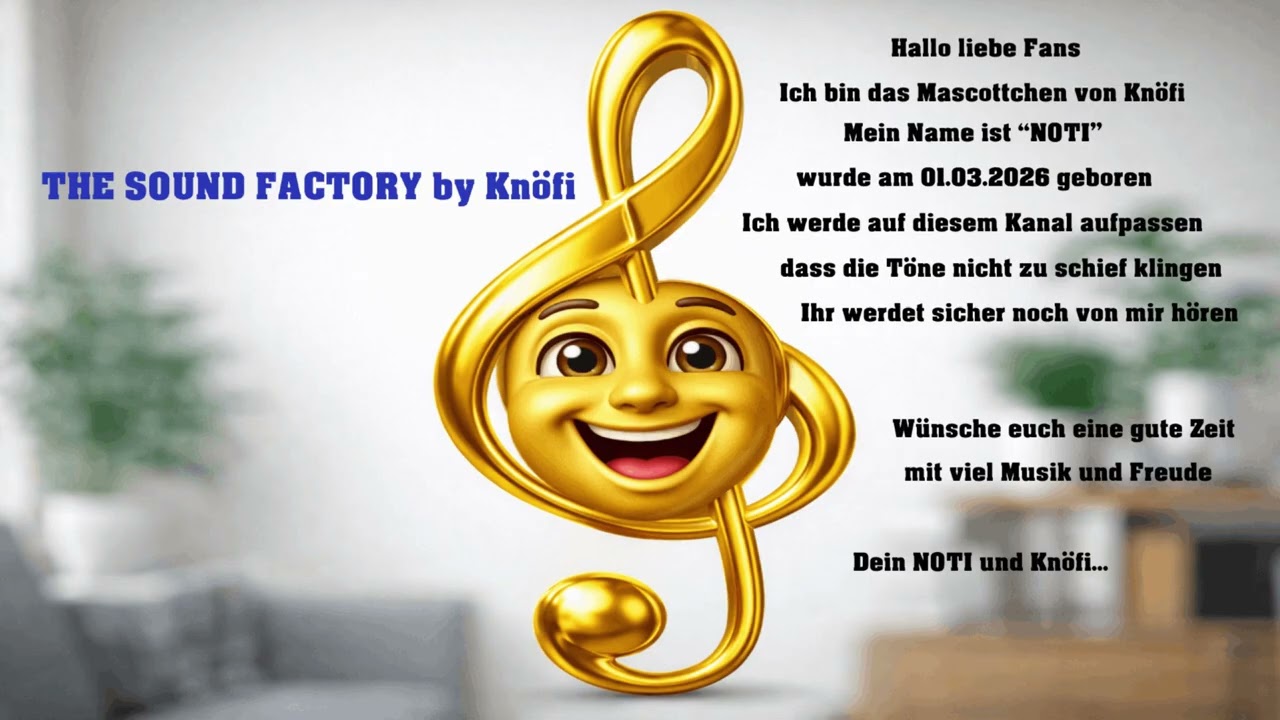 NOTI das Mascottchen von THE SOUND FACTORY by Kn&ouml;fi