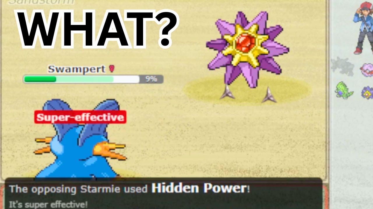 Hidden Power Grass Starmie