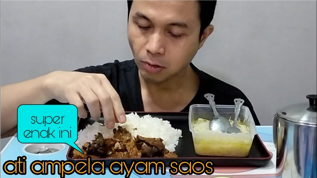 ATI AMPELA AYAM SAOS ASAM MANIS CAMPUR SAMA TAHU TEMPE ENAK JOSS