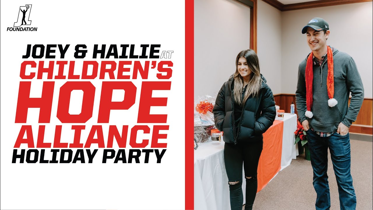 Joey Logano Foundation, @FordRacing & @HailieDeegan1 at Children's Hope Alliance Holiday Party