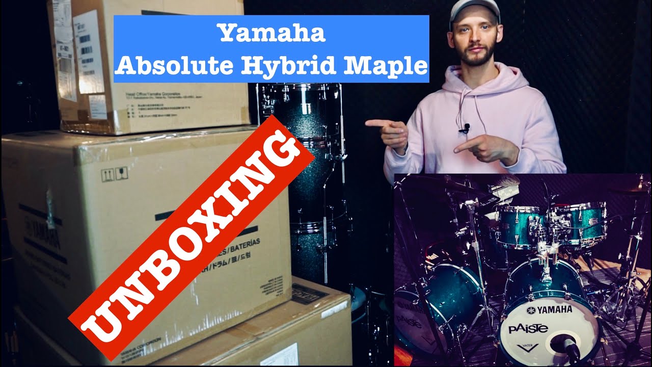 Распаковка и тестирование кленовых барабанов Yamaha Absolute Hybrid