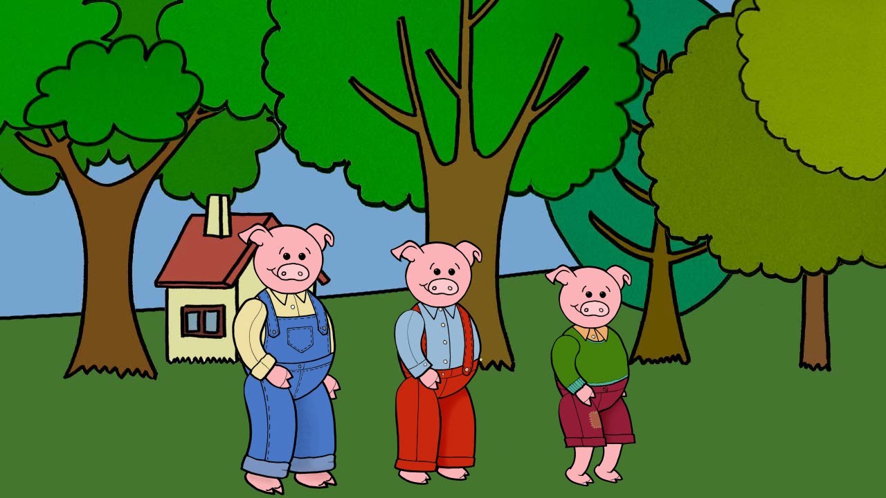 Los Tres Cerditos y el Lobo Feroz
